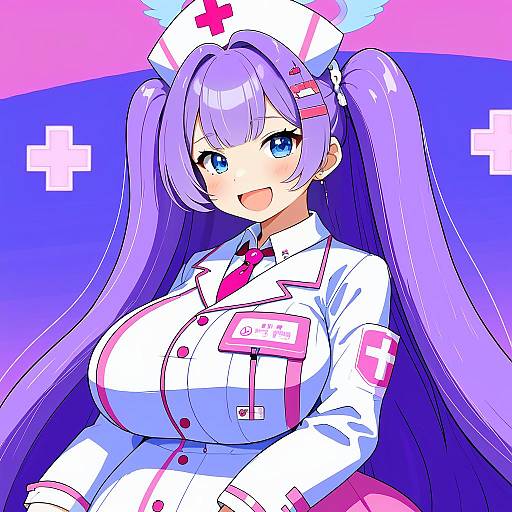 Illustration of Hanae (blue archive), blue archive in the style of Leonat