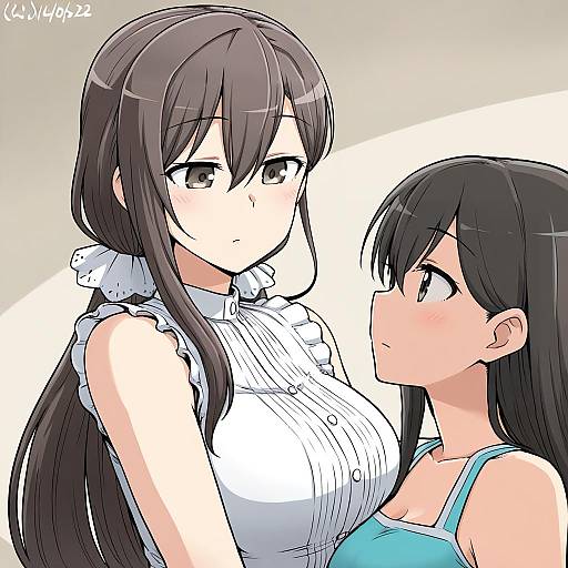 Illustration of Hanazono tae, bang dream! in the style of Hamu koutarou