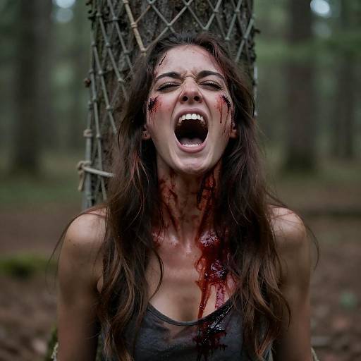 Tension in the Forest: Bound and Bloodied