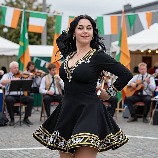 Cinematic Irish Dance Festival Scene