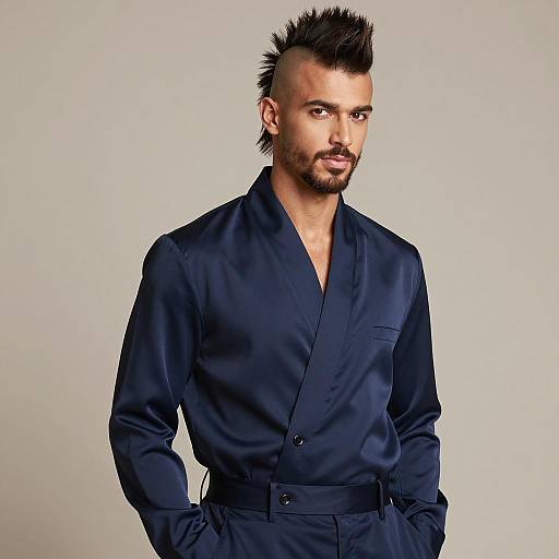 Modern Portrait of a Stylish Young Man