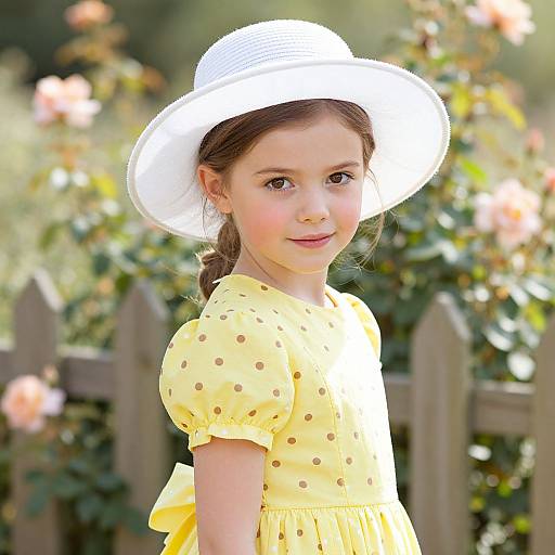 Classic Mary Poppins in Sunny Garden