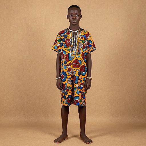 African Traditional Costume Male Portrait