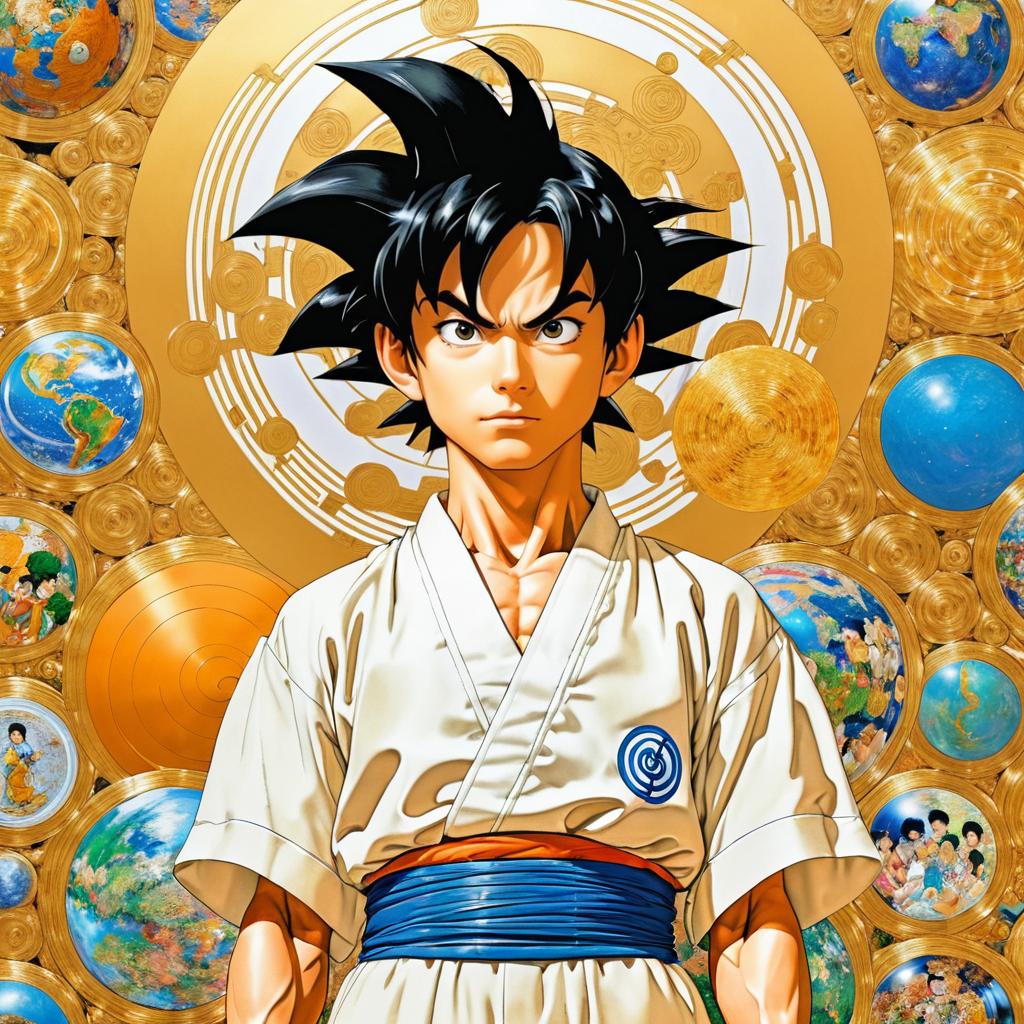 Ultra-Detailed Goku Humanization Art