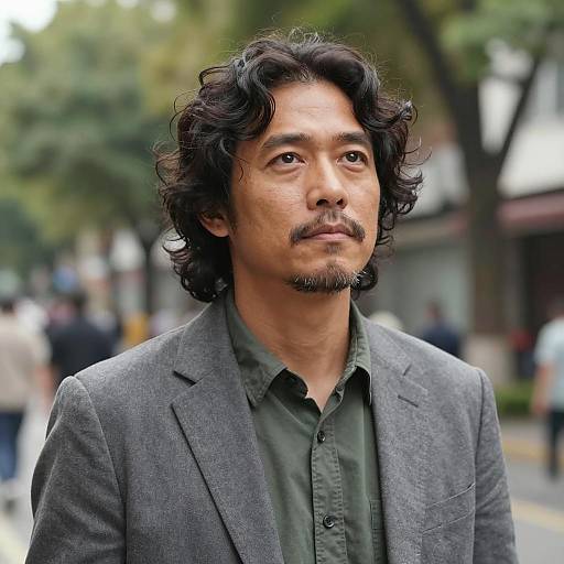 Portrait of a Man in Nature