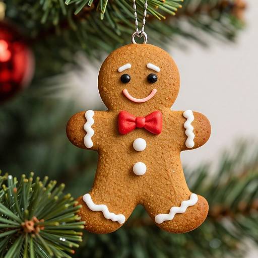 Gingerbread Man Christmas Ornament