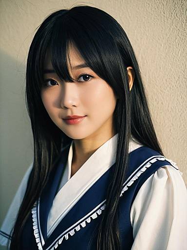 Realistic Saki Hanajima Cosplay Photo