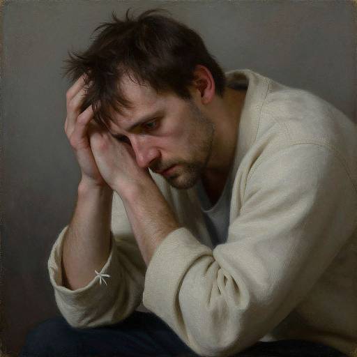 Man of Sorrows in Introspective Melancholy