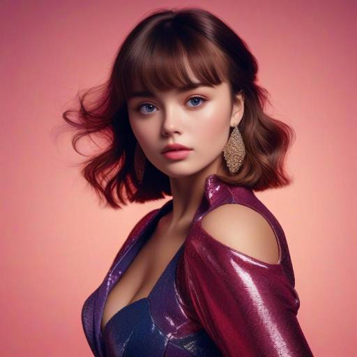 Glamourous Model Shoot with Stylish Background
