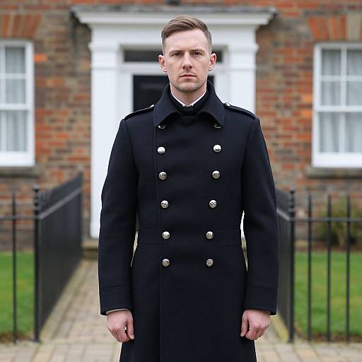 British Military Frock Coat Portrait
