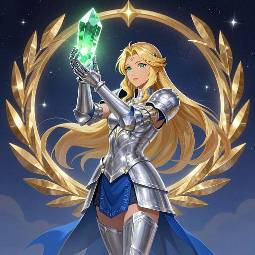 Radiant Crystal Maiden Arcana Art