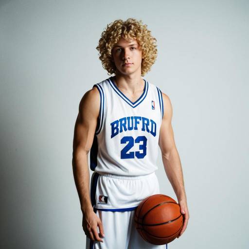 Basketball Player in Bruford Jersey