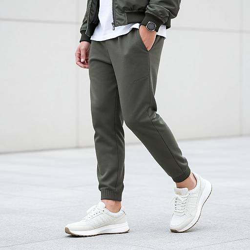 European Man in Stylish Urban Fashion