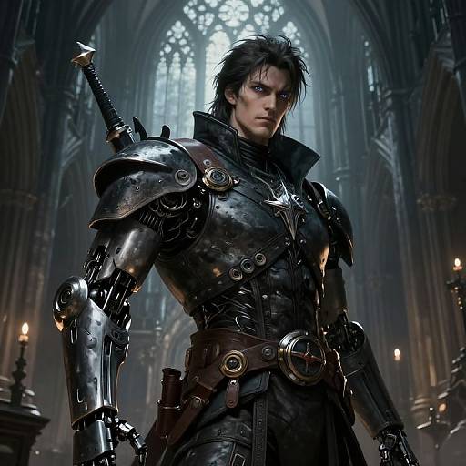 Bald Zealot with Robotic Arm