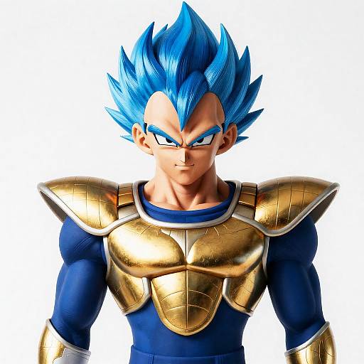 Vegeta Blue Wig and Armor