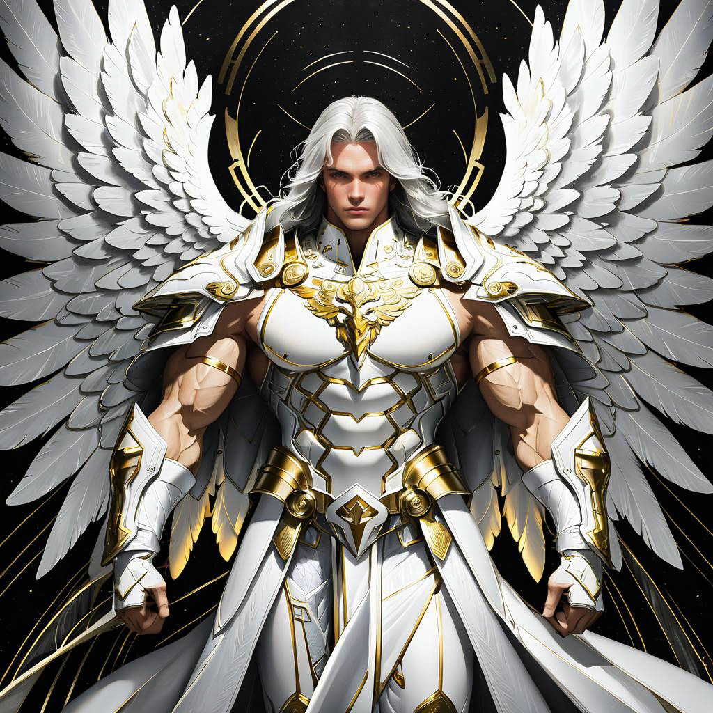 Majestic Archangel in Shining Armor