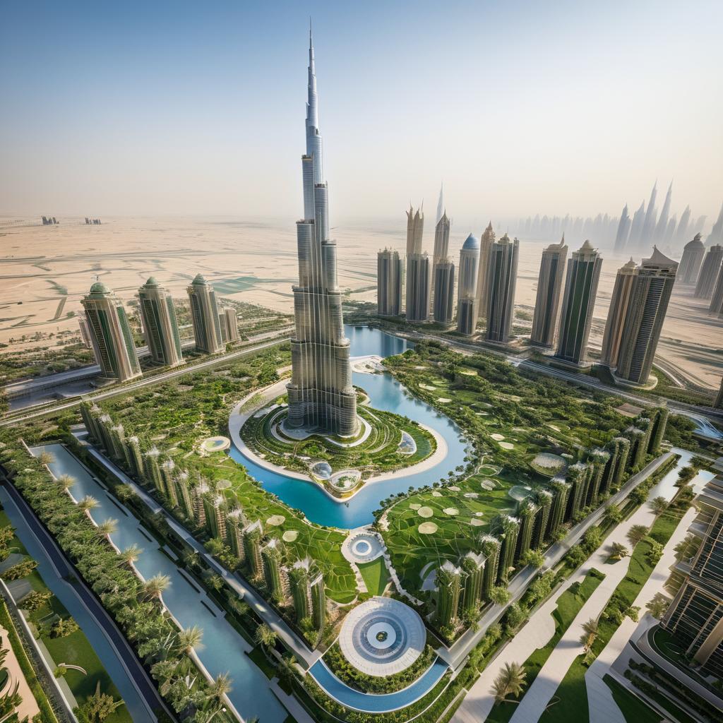 Hyperrealistic Burj Khalifa Reimagining