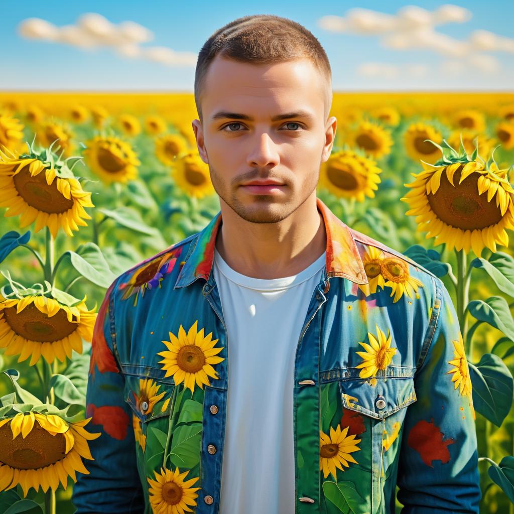 Vibrant Portrait of a Russian Man