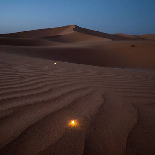 Glowing Desert of Ancient Memories