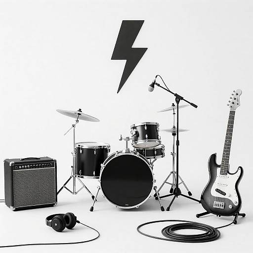 Monochrome Music Instruments Setup