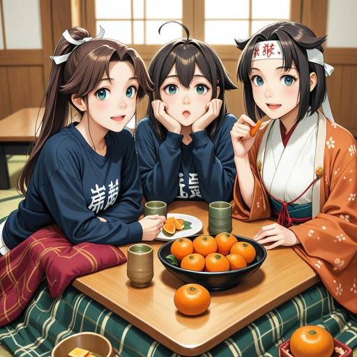 Admiral's Gathering: Kancolle Girls at Kotatsu