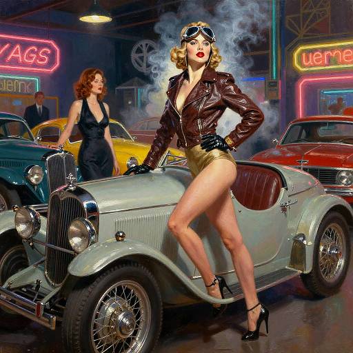 1930s Race Car Driver Portrait