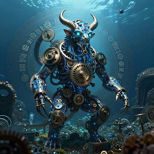 Clockwork Leviathan of the Abyss