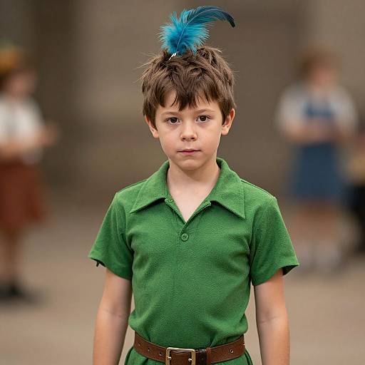 Realistic Man in Peter Pan Costume