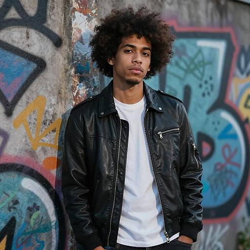 Urban Portrait of a Young Man at Dusk