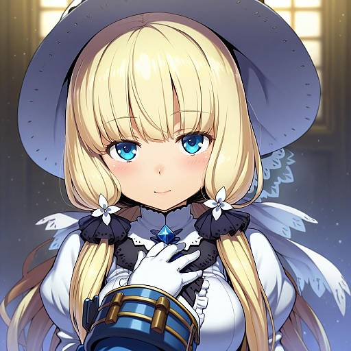 Illustration of Gunner 2 (sekaiju), sekaiju no meikyuu in the style of Tonami kanji