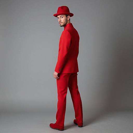 Male Character in Turning Red Costume