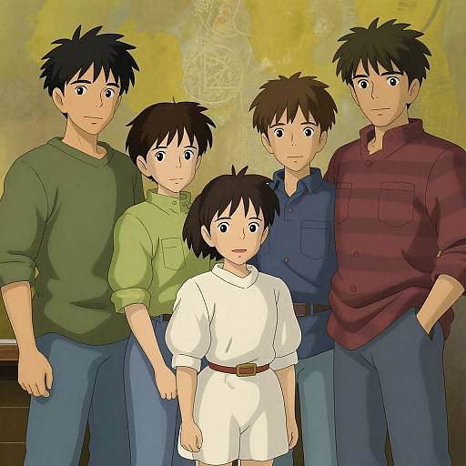 Multifaceted Human Essence Portrait