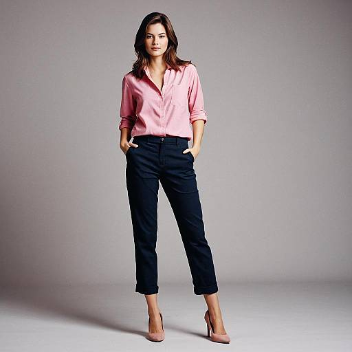 Casual Chic: Girl in Stylish Outfit