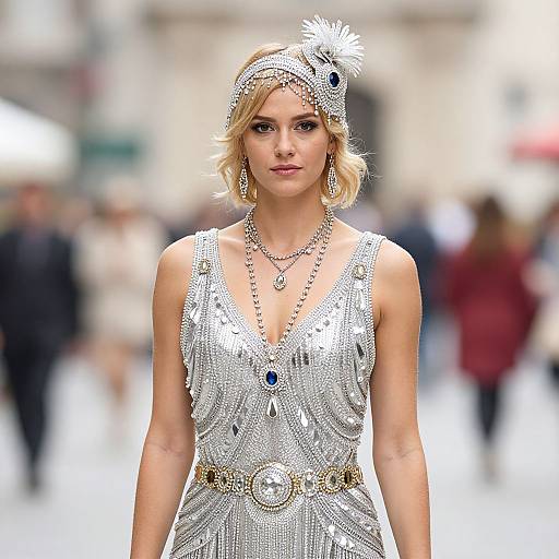 Realistic Crystal Flapper Costume Portrait