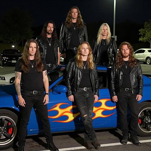 Nighttime Crew with Stylish Attitude