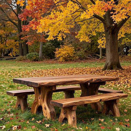 Rustic Autumn Table Display