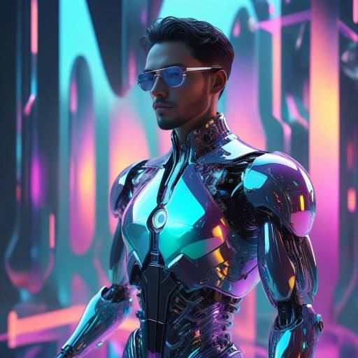 Futuristic Biomechanical Abstract Art