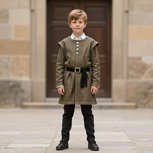 Tudor Boy in Medieval Costume