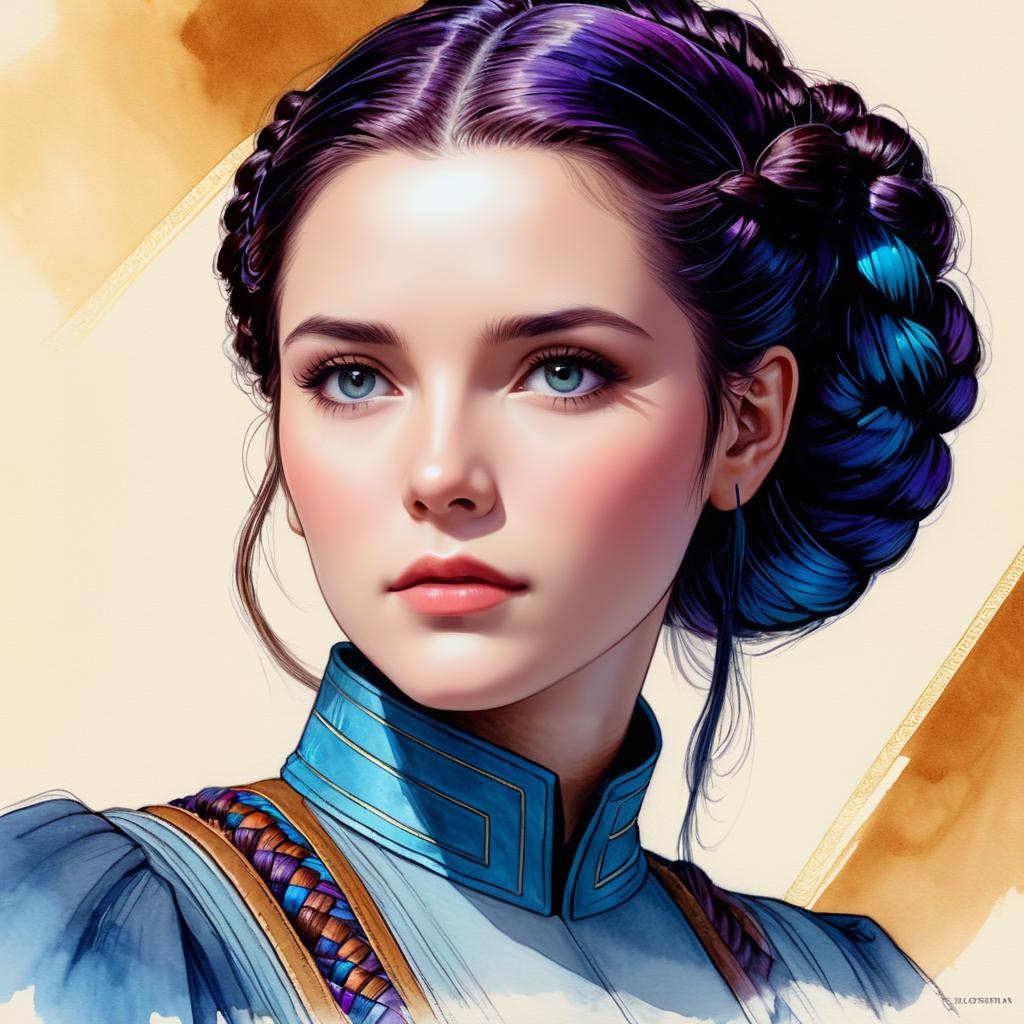 Leia Organa: Captured Royal Elegance