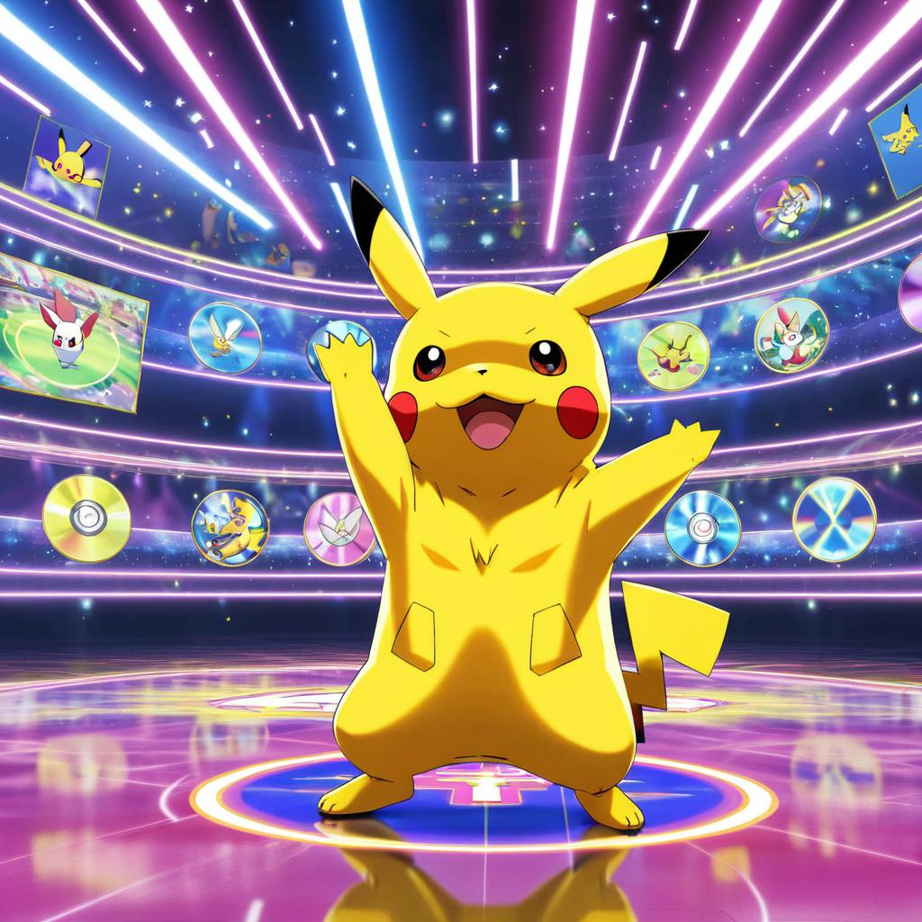 Pikachu's Hilarious Victory Dance Scene