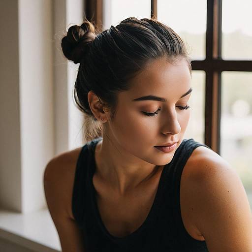 Soft-Focus Portrait of Fit Woman