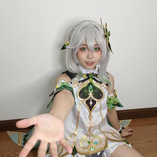 Fantasy Portrait with Playful Selfie Pose