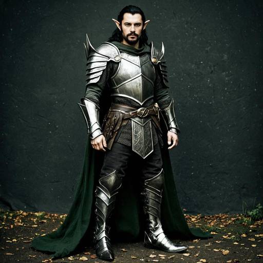 Elf Warrior in Silver Armor