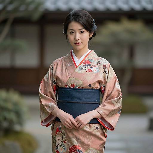 Woman in Traditional Chinese Dress