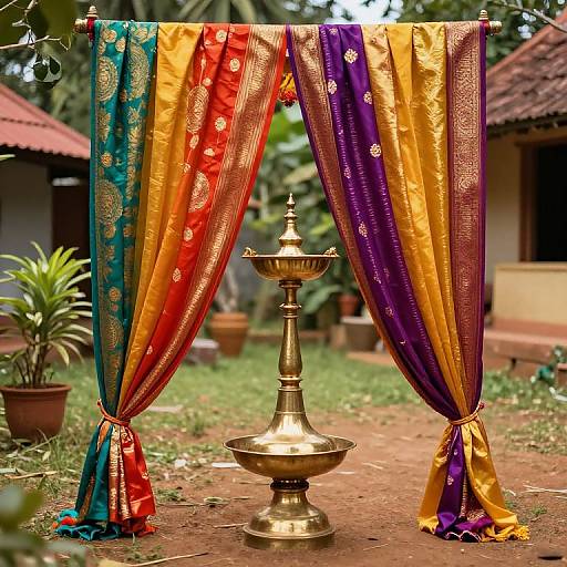 Traditional Tamil Wedding Setup