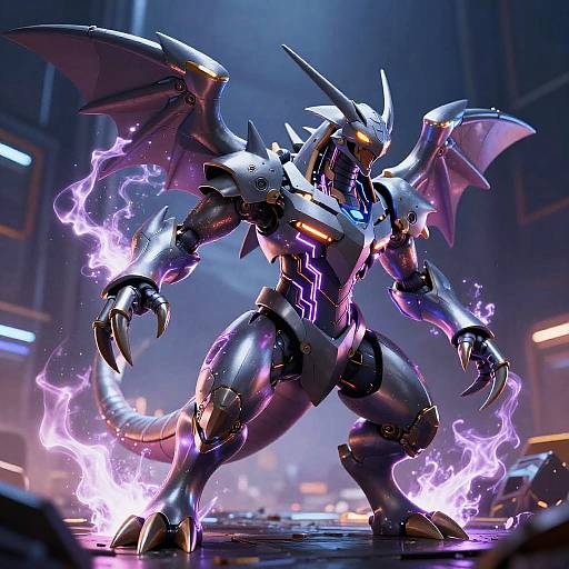 Futuristic Electric Steel Pokemon