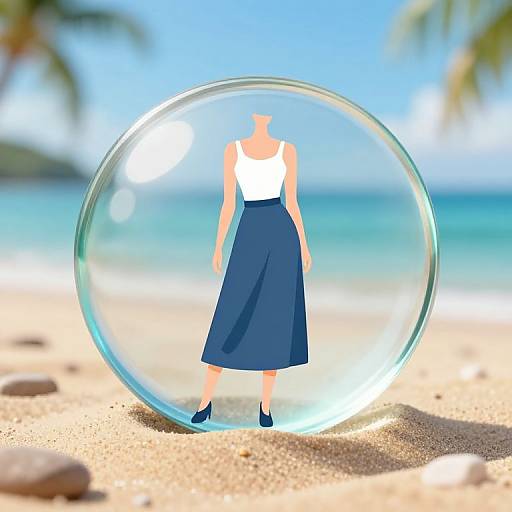 Tropical Fashion Game Icon Design