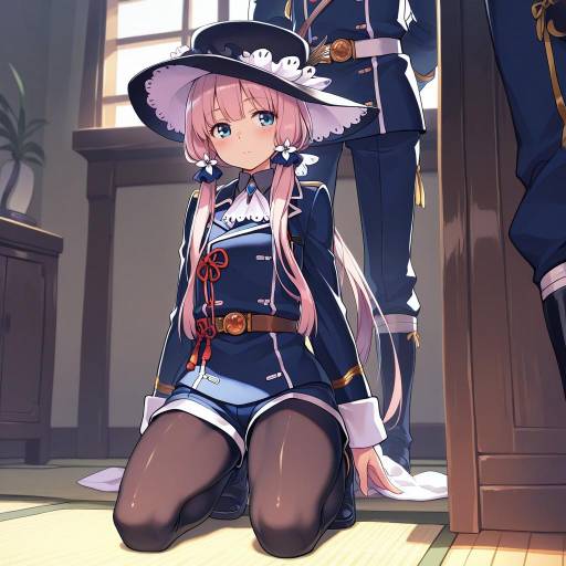 Illustration of Akita toushirou, touken ranbu in the style of Huanxiang huifeng