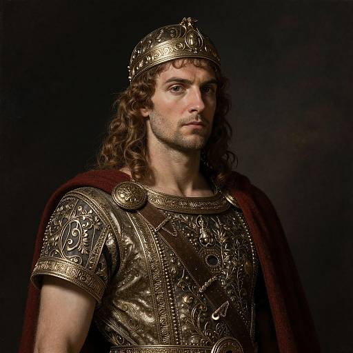 Haunting Portrait of King Decebal
