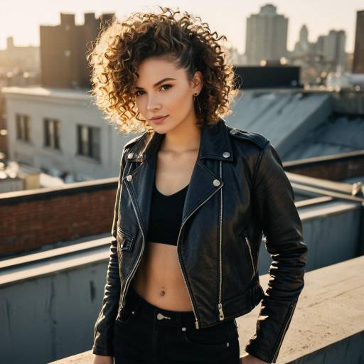 Chic Curly Hair Undercut Fashion Shoot